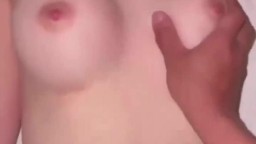 Vú hồng hào căng tròn bướm non em mới đầu tư nên anh không dám bóp chỉ vỗ mông